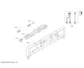 Схема №4 JS04VN94 с изображением Передняя панель для электропосудомоечной машины Bosch 00742875