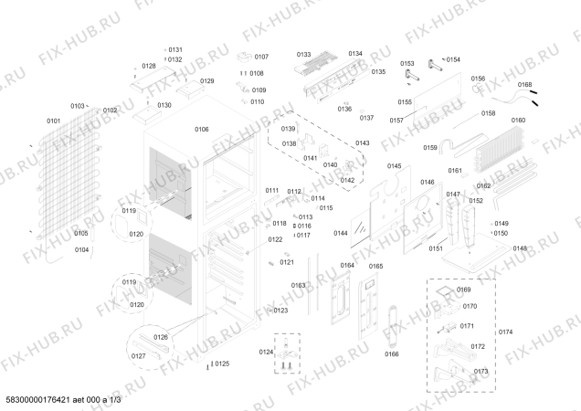 Схема №2 KDN46PI111 REF BOSCH ECO-TT465 IX 220V/60HZ с изображением Модуль управления для холодильника Bosch 11010994