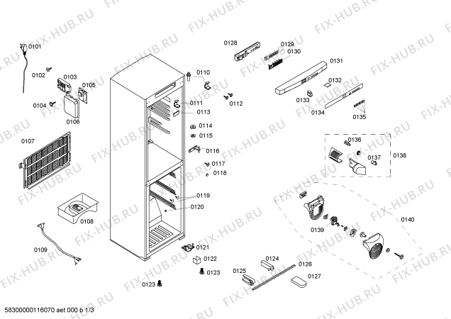 Схема №1 KG19V55TI с изображением Дверь для холодильника Siemens 00241544