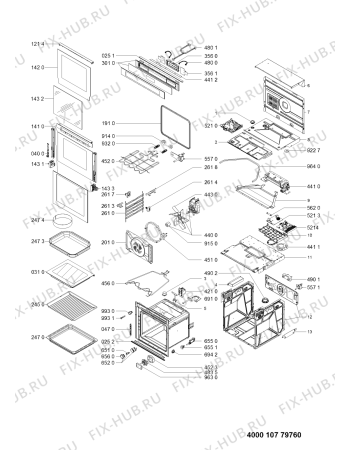 Схема №1 AKZM 8910/IXL с изображением Панель для духового шкафа Whirlpool 481010578629