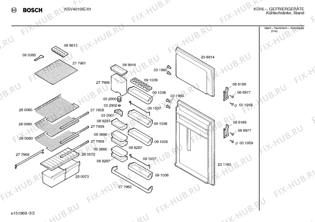 Схема №1 KSV4011IE с изображением Рамка для холодильной камеры Bosch 00277967