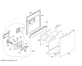 Схема №3 SHE68P05UC с изображением Панель управления для посудомойки Bosch 00683965