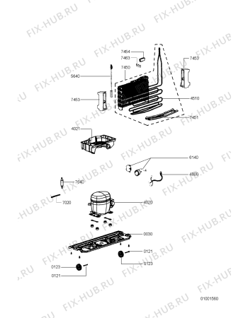 Схема №2 ARC 8140/1/AL с изображением Другое для холодильной камеры Whirlpool 481240449603