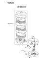 Схема №1 VC100665/90 с изображением Запчасть для электромультиварки Tefal SS-995575