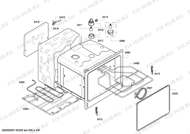 Схема №2 HBA41B350J с изображением Панель управления для духового шкафа Bosch 00674186