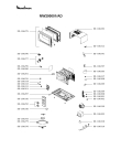 Схема №1 MW200001/AD с изображением Блок управления для микроволновой печи Moulinex SS-186296