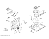 Схема №3 HGD74W255N с изображением Столешница для плиты (духовки) Bosch 00711979