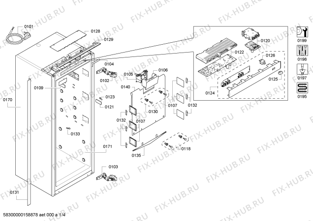 Схема №3 KIR25P60L с изображением Толкатель для холодильника Siemens 00679209