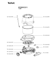 Схема №1 EF250012/11 с изображением Корпусная деталь для фондюшницы Tefal TS-01016950