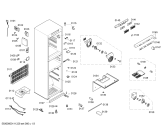 Схема №1 KK28F76TI с изображением Дверь для холодильника Siemens 00242278