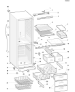 Схема №1 BC238W (F018157) с изображением Дверка для холодильника Indesit C00061937