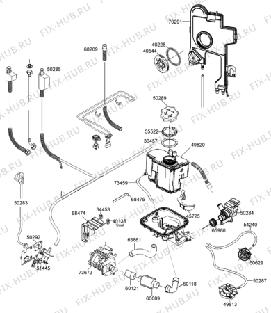 Схема №2 GI62221B (231652, PMS60I) с изображением Ручка регулировки (кнопка) для посудомоечной машины Gorenje 173403