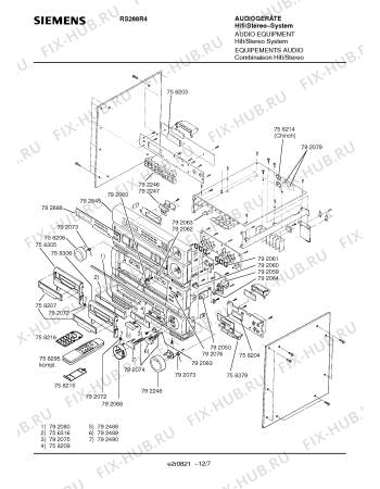 Схема №7 RS268R4 с изображением Переключатель для звукотехники Siemens 00792049