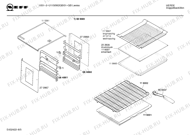 Схема №4 U1150W2GB 1051-2 с изображением Панель для духового шкафа Bosch 00286073