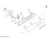 Схема №1 HKV115BEU с изображением Передняя часть корпуса для духового шкафа Bosch 00675910