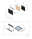 Схема №2 ACM 991 IX с изображением Дверь (стекло) духовки для плиты (духовки) Whirlpool 482000000048