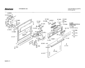 Схема №3 CG742000 с изображением Панель для посудомойки Bosch 00118027