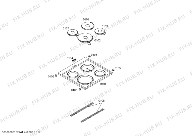 Схема №2 HSN832KEU с изображением Ручка выбора температуры для плиты (духовки) Bosch 00416854