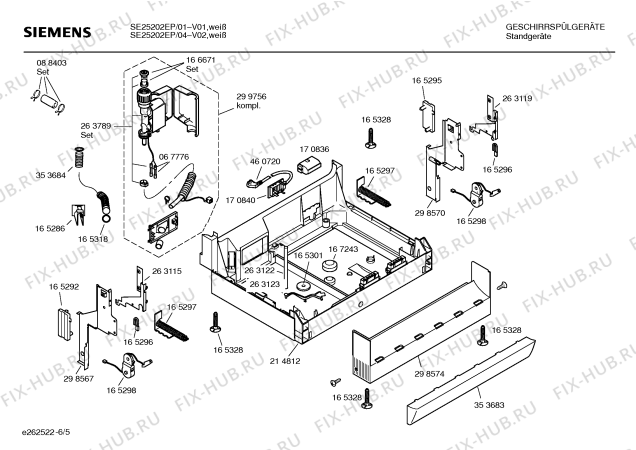 Схема №4 SGS5012EP с изображением Кабель для посудомойки Siemens 00354230