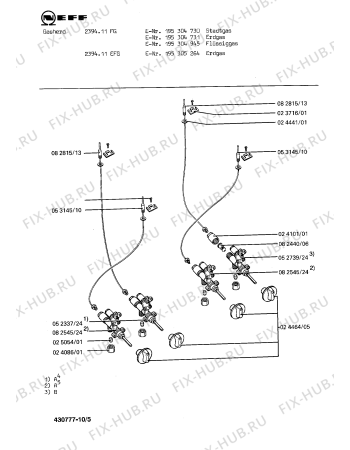 Схема №4 195305264 2394.11EFG с изображением Терморегулятор для духового шкафа Bosch 00081996