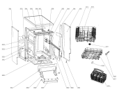 Схема №1 KS61110W (285544, WQP12-9240G) с изображением Панель для посудомоечной машины Gorenje 306405