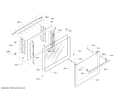 Схема №3 HBB74C451E H.BO.PY.C3D.IN.CARRO.B4/.X.E3_COT/ с изображением Внешняя дверь для духового шкафа Bosch 00770434