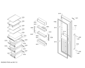 Схема №2 KS8348I30 to be defined by design as part of top panel electronic с изображением Крышка для холодильника Bosch 00770648