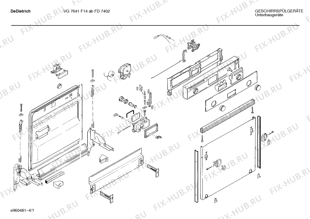 Схема №3 SMIDDB6FF VG 7665 F11 с изображением Планка для посудомойки Bosch 00273018