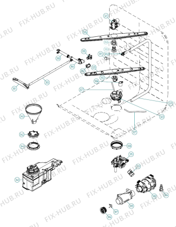 Схема №2 D5155 DK   -White Bi Soft (337753, DW70.5) с изображением Сенсорная панель для посудомойки Gorenje 103686
