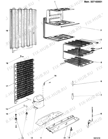 Схема №2 OSKUP100 (F007410) с изображением Наставление для холодильника Indesit C00025318