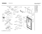 Схема №2 KS36U620SA с изображением Дверь для холодильной камеры Siemens 00239419