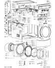 Схема №2 727 WT/CR с изображением Проводка для стиралки Whirlpool 480111100792