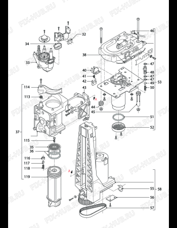 Схема №3 ESAM 6620 с изображением Панель для электрокофемашины DELONGHI 7313226551