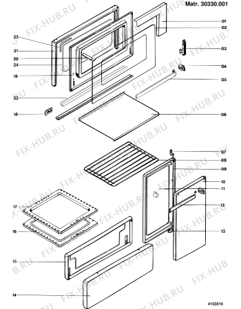 Схема №2 KN1000CIG (F005826) с изображением Рукоятка для духового шкафа Indesit C00040677