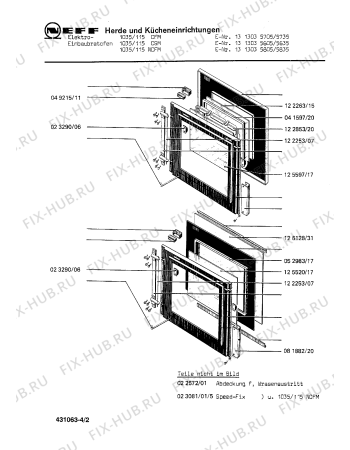 Схема №2 1124441402 2444/12NECSM с изображением Декоративная планка для плиты (духовки) Bosch 00052983
