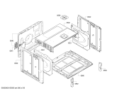 Схема №2 HBG73B520C с изображением Кабель для плиты (духовки) Bosch 00621449