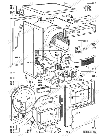 Схема №1 AWL 200 с изображением Декоративная панель для электросушки Whirlpool 481245210122