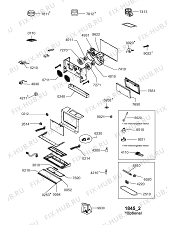 Схема №1 DNG 5390 IN с изображением Панель для электровытяжки Whirlpool 482000000855