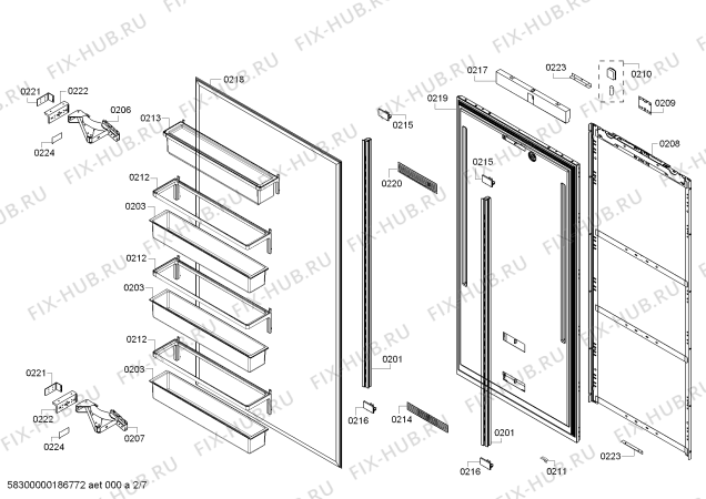 Схема №4 CIR36M1IL1 с изображением Изоляция для холодильника Bosch 00775835