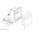 Схема №4 SGS30E12EU EasyStar с изображением Передняя панель для посудомоечной машины Bosch 00433956