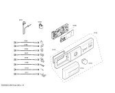 Схема №1 3TS955A с изображением Панель управления для стиралки Bosch 00661806