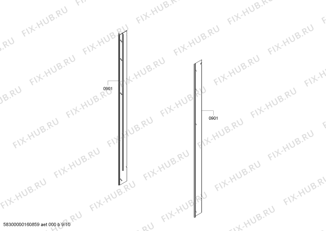 Схема №7 T36BT820NS с изображением Крышка для холодильника Bosch 00656242