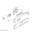 Схема №4 SHV55M03AU с изображением Набор кнопок для электропосудомоечной машины Bosch 00600318