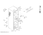 Схема №2 3KF6601W с изображением Дверь для холодильника Bosch 00712906