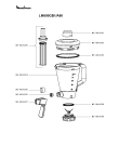 Схема №2 LM600GB1/A90 с изображением Отгораживание для электроблендера Moulinex MS-0A04288