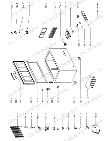Схема №1 AFE 451/G/NE с изображением Лампочка для холодильника Whirlpool 481913448463