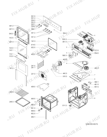 Схема №1 EMZD 5263/IN с изображением Обшивка для электропечи Whirlpool 481245249071