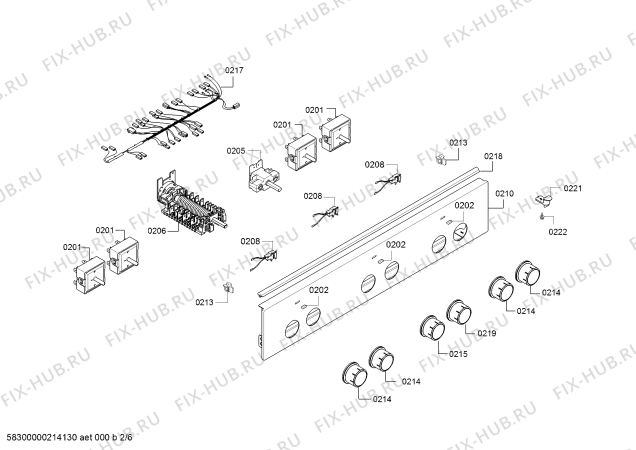 Схема №3 HA723220V с изображением Цоколь для плиты (духовки) Bosch 00773473