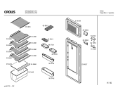 Схема №2 KSV2890IE с изображением Дверь для холодильной камеры Bosch 00236027