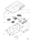 Схема №1 EKVT 4270 SW с изображением Втулка для плиты (духовки) Whirlpool 481944239455